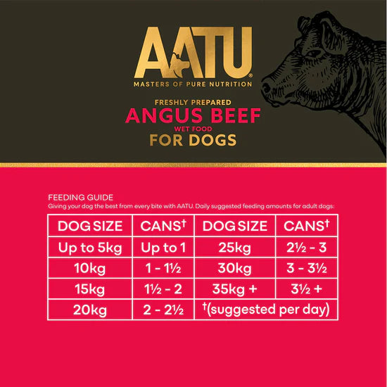 AATU - 安格斯牛肉 無穀物狗罐頭  400g