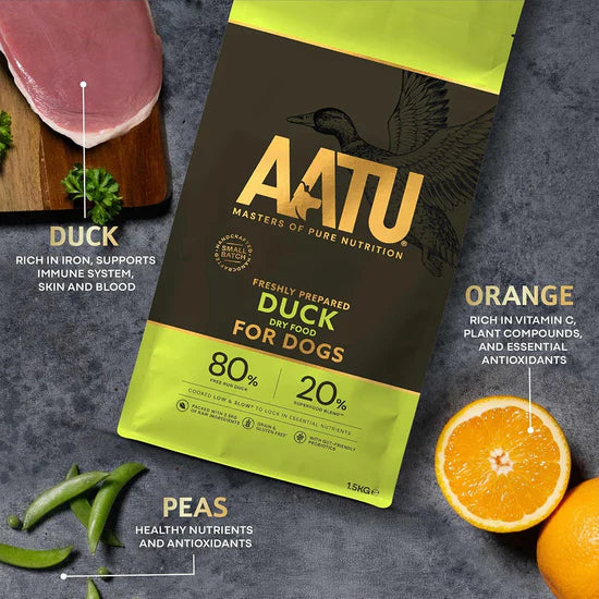 AATU - 自然放養鴨肉防敏天然狗糧