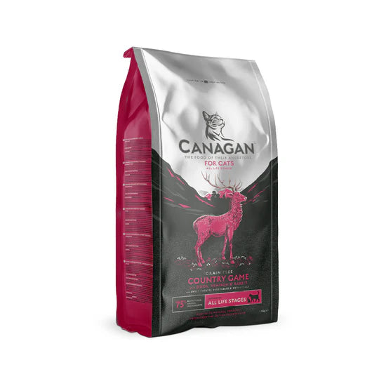 Canagan - 天然無穀物貓乾糧 - 田園野味配方 (鴨肉, 鹿肉, 兔肉) 1.5kg / 4kg