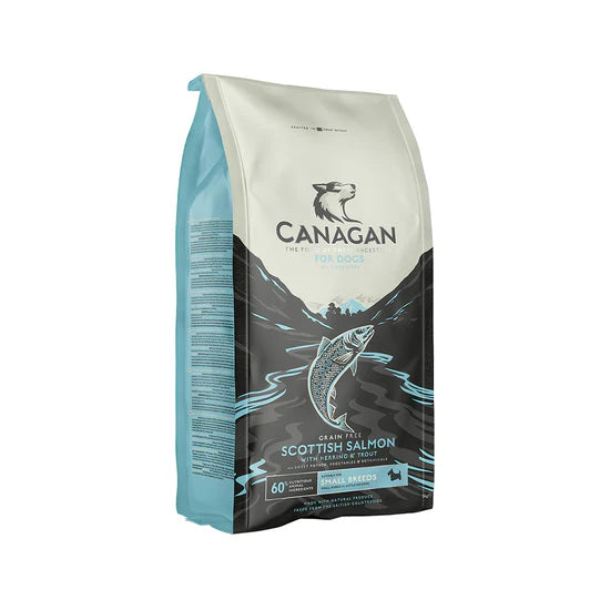 Canagan - 天然無穀物狗乾糧 - 蘇格蘭三文魚配方 (小型犬用) 2kg