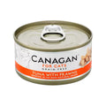 Canagan - 天然無穀物貓罐頭 - 吞拿魚伴大蝦 75g