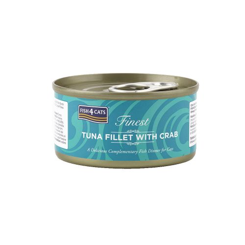 Fish4Cats - 蟹肉及吞拿魚柳 貓罐頭 70g