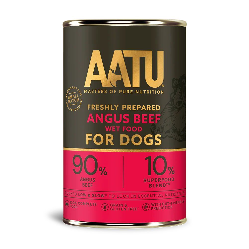 AATU - 安格斯牛肉 無穀物狗罐頭  400g