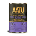 AATU - 豬及野豬配方 無穀物狗罐頭 400g