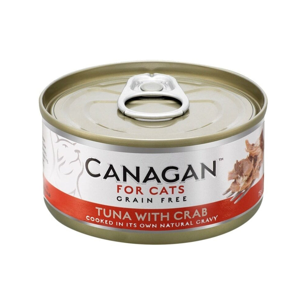 Canagan - 天然無穀物貓罐頭 - 吞拿魚+蟹 75g