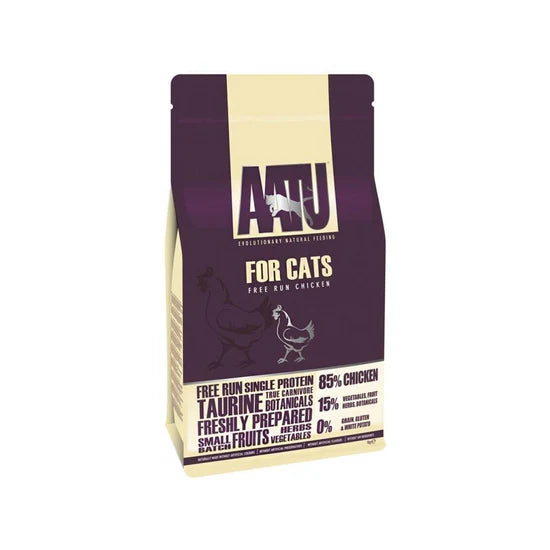AATU - 自然放養雞肉 防敏天然 貓糧 1 kg