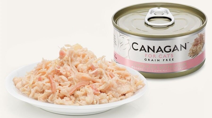 Canagan - 天然無穀物貓罐頭 - 雞肉伴火腿 75g