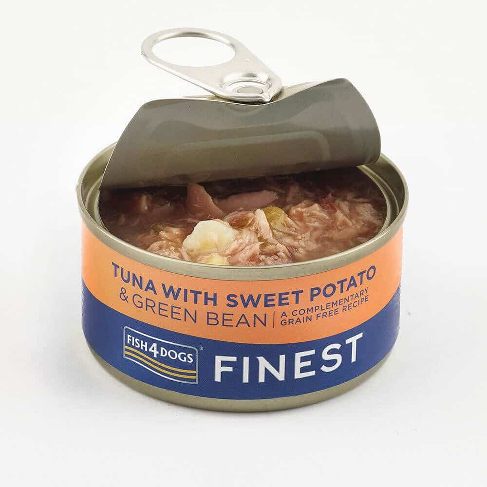 Fish4Dogs - 吞拿魚甜薯青豆配方狗狗罐頭 85g