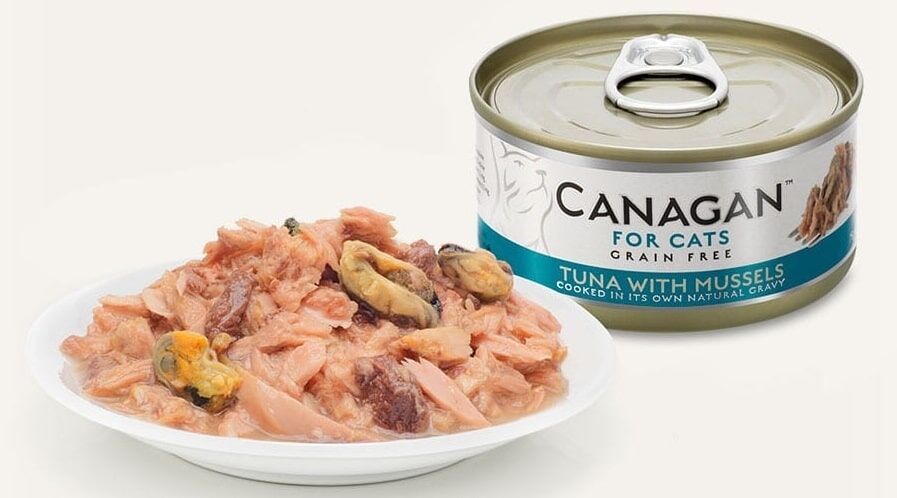 Canagan - 天然無穀物貓糧罐頭 - 吞拿魚伴青口 75g