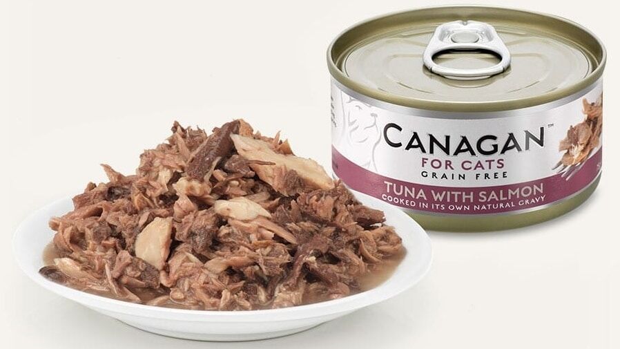 Canagan - 天然無穀物貓罐頭 - 吞拿魚伴三文魚 75g