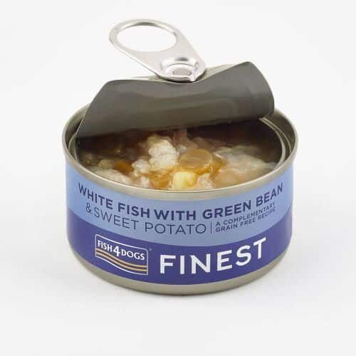 Fish4Dogs - 白魚,甜薯,綠豆狗狗罐頭 85g
